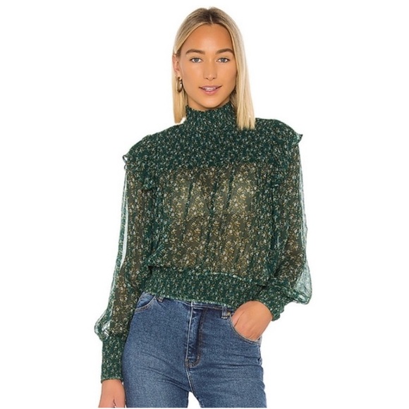 Free People NWT Top - “Roma”Long Sleeve floral Print in Multiple Sizes - Picture 4 of 9